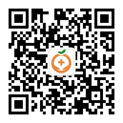 小桔灯助医公众号二维码。请识别二维码并关注小桔灯助医，关注后在公众号内点击服务入口进入服务。